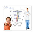 Full Color Rectangle Frame Magnet w/ 3.5"X4" Tooth Center (2"X2.375")